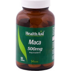 Health Aid - Maca 500mg Συμπλήρωμα διατροφής για την σεξουαλική υγεία - 60 ταμπλέτες