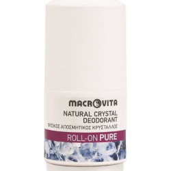 Macrovita - Natural Crystal Deodorant Roll-On Pure Φυσικός αποσμητικός κρύσταλλος - 50ml