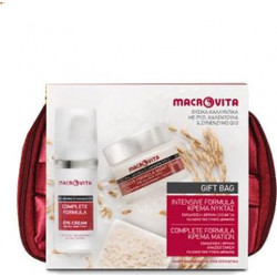 Macrovita - Intensive formula night cream Κρέμα νύχτας για ενυδάτωση & σύσφιγξη - 40ml & Complete formula eye cream Κρέμα ματιών - 30ml & Νεσεσέρ