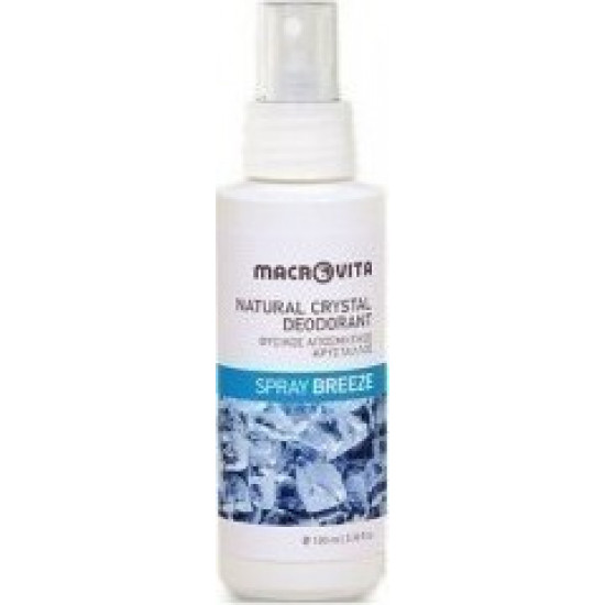 Macrovita - Φυσικός Αποσμητικός Κρύσταλλος Breeze Spray - 100ml