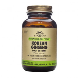 Solgar - Korean Ginseng Root Extract - 60 φυτικές κάψουλες