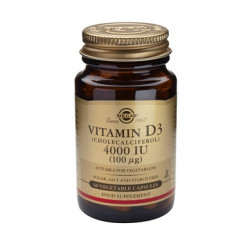 Solgar - Βιταμίνη D3 4000 iu - 60 φυτικές κάψουλες