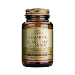 Solgar - Βιταμίνη E & Selenium - 50 φυτικές κάψουλες