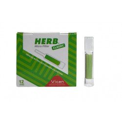 Vican - Herb Micro Filter Classic Ανταλλακτικά Φίλτρα για Κανονικό Τσιγάρο - 12τμχ