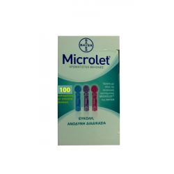 Bayer Microlet 100 βελόνες σακχάρου