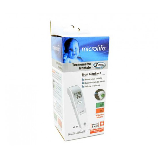 Microlife - Ψηφιακό Θερμόμετρο Μετώπου NC150 χωρίς επαφή, με ακριβή ένδειξη σε 3δευτ - 1τμχ