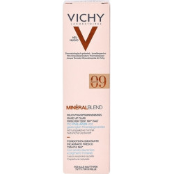 Vichy - Mineral blend make-up fluid 09 agate Ενυδατικό make-up για όλους τους τύπους επιδερμίδας (Απόχρωση agate) - 30ml