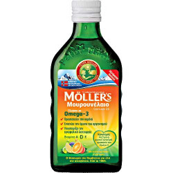 Moller's - Μουρουνέλαιο (Cod Liver Oil) Tutti Frutti Flavour - 250ml