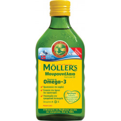 Moller's - Μουρουνέλαιο Natural (Cod Liver Oil) με φυσική γεύση - 250ml