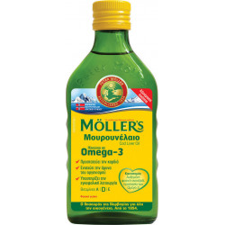 Moller's - Μουρουνέλαιο Natural (Cod Liver Oil) με φυσική γεύση - 250ml
