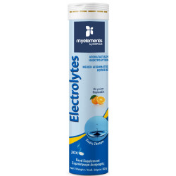 My Elements - Electrolytes Συμπλήρωμα διατροφής ηλεκτρολυτών με γεύση πορτοκάλι - 20 αναβράζουσες ταμπλέτες