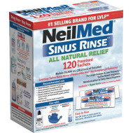 NeilMed - Sinus Rinse Ανταλλακτικοί Φακελίσκοι Για Το Σύστημα Ρινικών Πλύσεων Ενηλίκων - 120 Φακελάκια