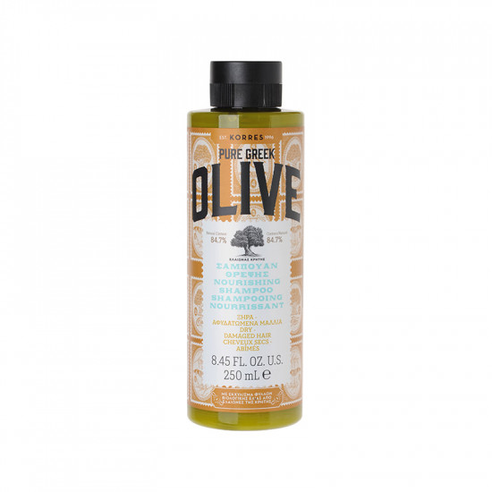 Korres - Pure Greek Olive Σαμπουάν Θρέψης για Ξηρά/Αφυδατωμένα Μαλλιά - 250ml Korres - Pure Greek Olive Σαμπουάν Θρέψης για Ξηρά/Αφυδατωμένα Μαλλιά - 250ml