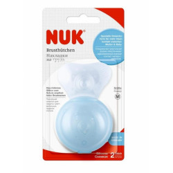 Nuk - Nipple Shields Ασπίδες Θηλής από Σιλικόνη Μεσαίο μέγεθος - 2τμχ