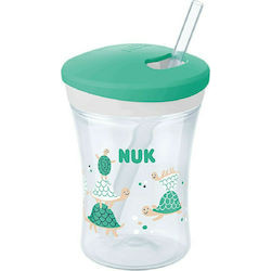 Nuk - Action Παιδικό Ποτηράκι από Πλαστικό για 12m+ - 230ml - Τιρκουάζ