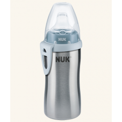 Nuk - Active Cup από Ανοξείδωτο Ατσάλι 12m+ Γαλάζιο - 215ml