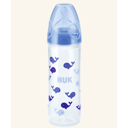 Nuk - New Classic Μπιμπερό από πολυπροπυλένιο με θηλή σιλικόνης (6-18 μηνών)  - 250ml