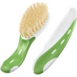 Nuk - Baby Brush with Comb Σετ βούρτσα & Κτένα για Βρέφη - 1 τεμ.