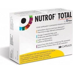 Thea - Synapsis Nutrof Total Συμπλήρωμα διατροφής για την καλή λειτουργία της όρασης - 30 κάψουλες