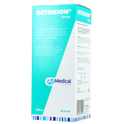 Medical Pharmaquality - Octonion syrup Φυτικό σιρόπι για τα συμπτώματα του κρυολογήματος των ενηλίκων - 200ml