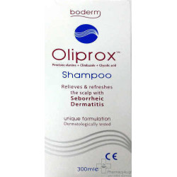 Boderm - Oliprox shampoo Σαμπουάν κατά της σμηγματορροϊκής δερματίτιδας - 300ml