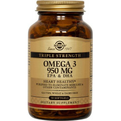 Solgar - Omega 3 Triple Strength 950mg - 50 μαλακές κάψουλες