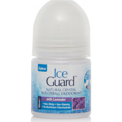 Optima - Ice guard natural crystal rollerball deo lavender Αποσμητικός κρύσταλλος με άρωμα λεβάντας - 50ml