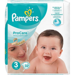 Pampers - ProCare Premium Protection No3 (5-9kg) - 32 τμχ