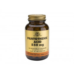 Solgar - Pantothenic Acid 550mg Για μείωση του στρες & βελτίωση των νοητικών επιδόσεων - 50 φυτικές κάψουλες