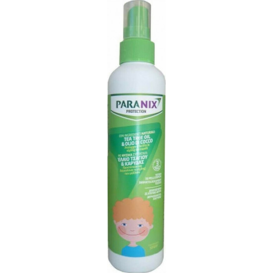 Omega Pharma - Paranix protection boys Αντιφθειρικό μαλακτικό σπρέι με έλαιο τσαγιού & καρύδας για αγόρια - 250ml
