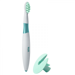 Nuk - Εκπαιδευτική Οδοντόβουρτσα με προστατευτικό δακτύλιο
