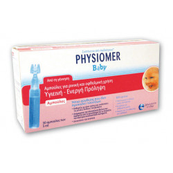 Physiomer - Baby αμπούλες για ρινική & οφθαλμική χρήση - 30x5ml