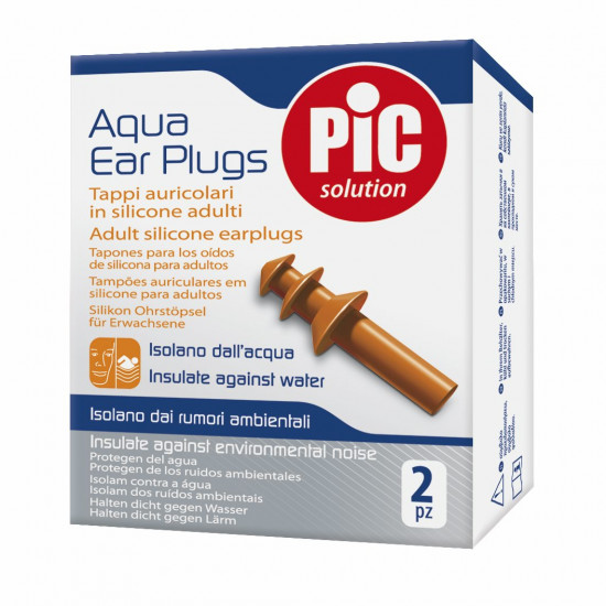 Pic - Aqua ear plugs Ωτοασπίδες σιλικόνης ενηλίκων - 2τμχ