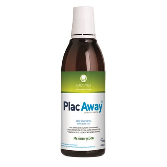 Plac Away - Daily Mild Στοματικό Διάλυμα - 500ml