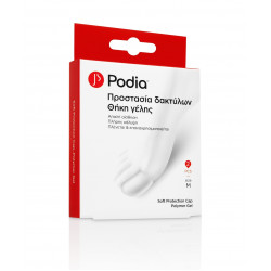 Podia - Soft Protection Cap Polymer Gel Προστασία Δαχτύλων Θήκη Γέλης (medium) - 2 τμχ