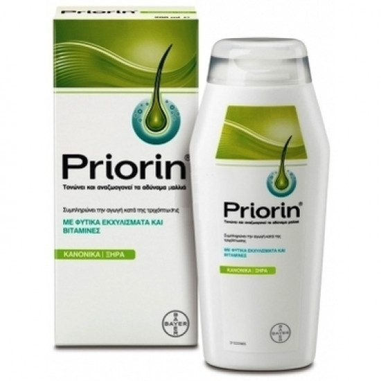 Bayer - Priorin Σαμπουάν για Κανονικά - Ξηρά Μαλλιά - 200ml