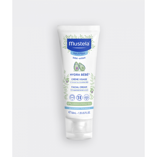 Mustela - Hydra Bebe Facial Cream ενυδατική κρέμα προσώπου για βρέφη - 40ml