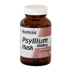 Health Aid - Psyllium Husk 1000mg Ψύλλιο πεπτικές ίνες - 60caps