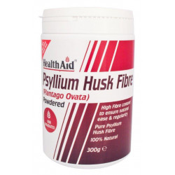 Health Aid - Psyllium Husk Fibre (Plantago Ovata) πεπτικές ίνες σε σκόνη - 300gr