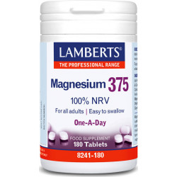 Lamberts - Magnesium 375 100% NRV - 180tabs