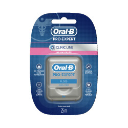 Oral-B - Pro Expert Clinic Line Floss Κερωμένο Οδοντικό Νήμα με Γεύση Cool Mint - 25m