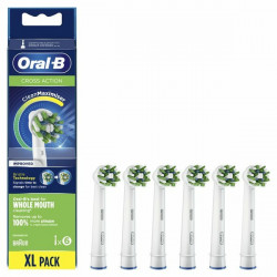 Oral-B - Cross Action CleanMaximiser XL Pack Ανταλλακτικές Κεφαλές για Ηλεκτρική Οδοντόβουρτσα - 6pcs