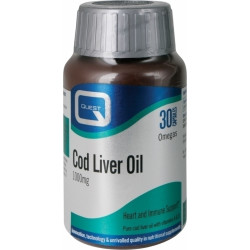 Quest - Cod Liver Oil 1000 mg Μουρουνέλαιο - 30 caps