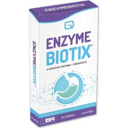Quest - Nutrition enzyme biotix Συμπλήρωμα διατροφής με 6 πεπτικά ένζυμα και προβιοτικά - 30caps