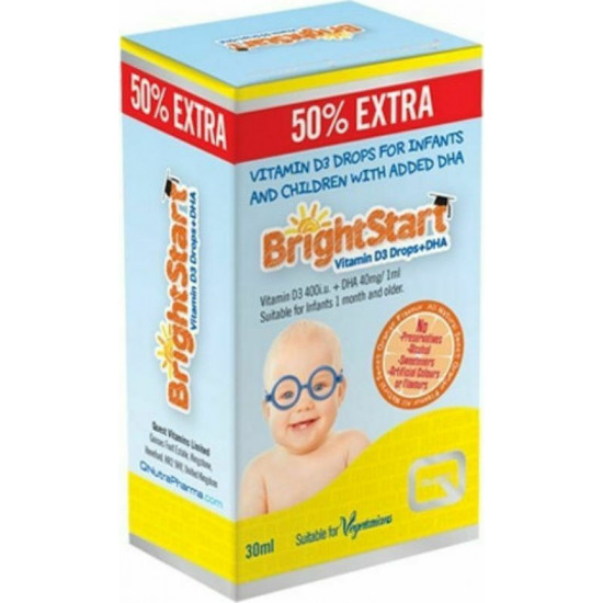 Quest - Bright Start Συμπλήρωμα Διατροφής για Βρέφη και Παιδιά - 30ml