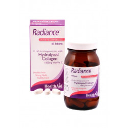 Health Aid - Radiance Hair Skin Nails Υδρολυμένο Κολλαγόνο 1000mg με Βιταμίνη C & Ψευδάργυρο - 60tabs