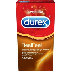 Durex - RealFeel Προφυλακτικά για φυσική αίσθηση δέρματος- 6 τεμάχια