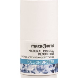 Macrovita - Natural Crystal Roll-On Breeze Φυσικός αποσμητικός κρύσταλλος - 50ml
