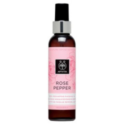 Apivita - Rose Pepper Λάδι μασάζ αναδιαμόρφωσης σώματος με τριαντάφυλλο - 150ml