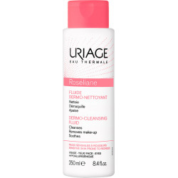 Uriage - Roseliane dermo-cleansing fluid Υγρό καθαρισμού & ντεμακιγιάζ προσώπου με ερυθρότητα - 250ml